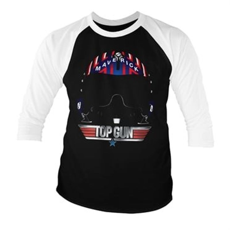 Top Gun - Maverick Helmet Baseball Longsleeve