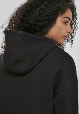 Ladies' long black hoodie