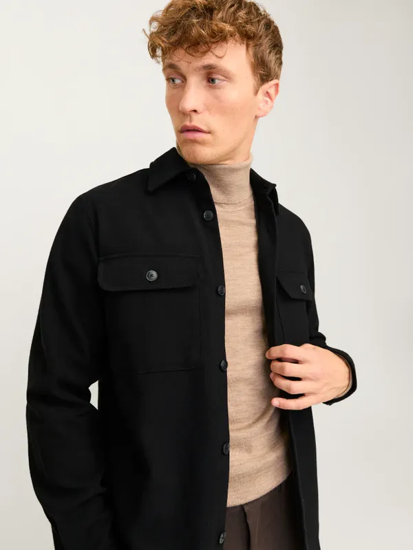 Svart Overshirt - herr