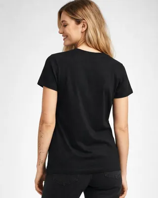 Castrol Script Logo T-shirt dam i svart