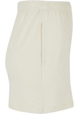 Minikjol dam i palewhite bomullsfrotté loose fit – UC