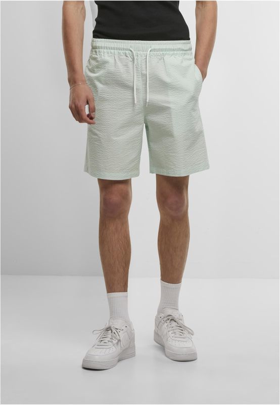 Shorts herr i frostmint bomull med dragsko – uc men