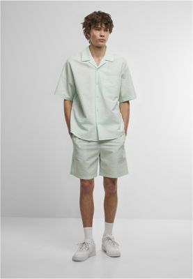 Shorts herr i frostmint bomull med dragsko – uc men