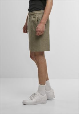 Shorts herr i paleolive bomull med dragsko – uc men
