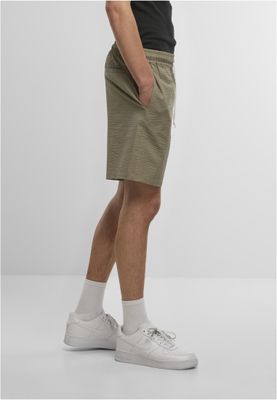 Shorts herr i paleolive bomull med dragsko – uc men