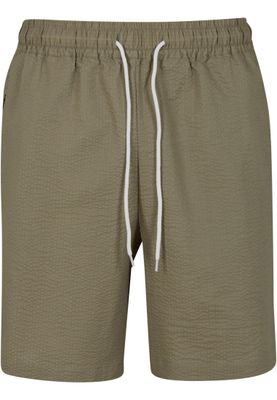 Shorts herr i paleolive bomull med dragsko – uc men