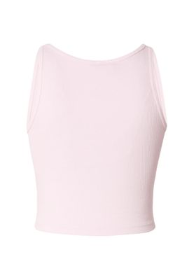 Topp för dam 2-pack med tvättad ribbad croppad – blushedrose