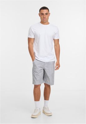 Shorts för herr i bomullsjersey med structured Skater – svart/vit