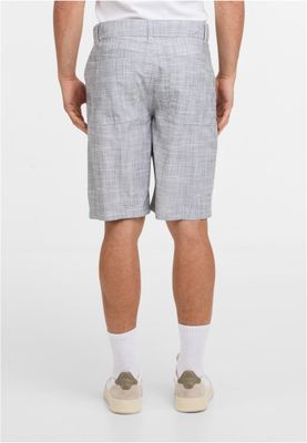 Shorts för herr i bomullsjersey med structured Skater – svart/vit