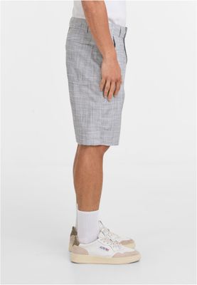 Shorts för herr i bomullsjersey med structured Skater – svart/vit