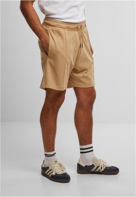 Shorts för herr i bomullsjersey med heavy Pintuck – unionbeige
