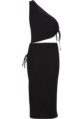 Klänning dam i svart slim fit – UC