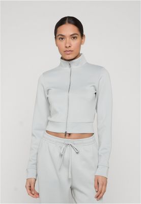 Jacka dam i ljusgrå scuba slim fit – UC