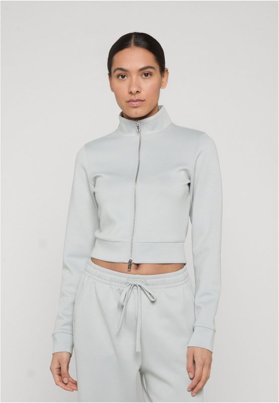 Jacka dam i ljusgrå scuba slim fit – UC