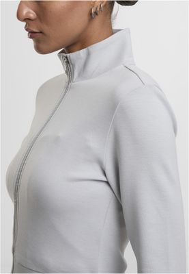 Jacka dam i ljusgrå scuba slim fit – UC