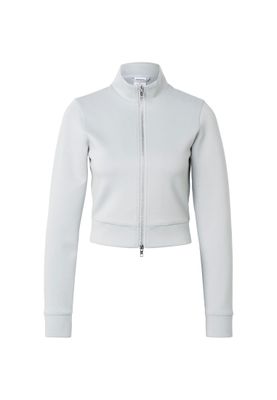Jacka dam i ljusgrå scuba slim fit – UC