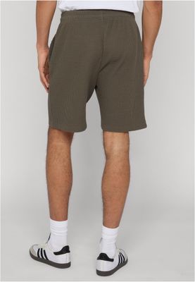 Shorts för herr med dragsko thermal Waffle – ljus olivgrön