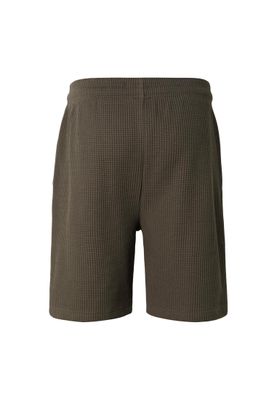 Shorts för herr med dragsko thermal Waffle – ljus olivgrön