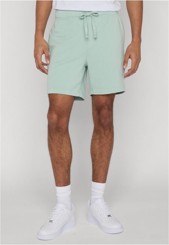 Mjukisshorts herr i frostmint bomullsfrotté med dragsko – uc men