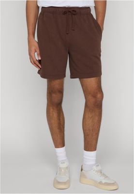 Mjukisshorts herr i chokladbrun bomullsfrotté med dragsko – uc men