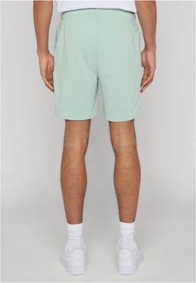 Mjukisshorts herr i frostmint bomullsfrotté med dragsko – uc men