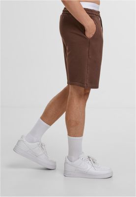 Mjukisshorts herr i chokladbrun bomullsfrotté med dragsko – uc men
