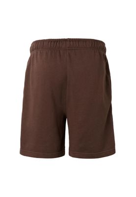 Mjukisshorts herr i chokladbrun bomullsfrotté med dragsko – uc men