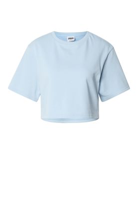 T-shirt för dam med croppad modell – frysblå