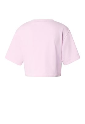 T-shirt för dam med croppad modell – blushedrose
