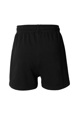 Mjukisshorts dam i svart bomullsfrotté med dragsko – UC