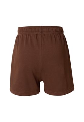Mjukisshorts dam i brun bomullsfrotté med dragsko – UC
