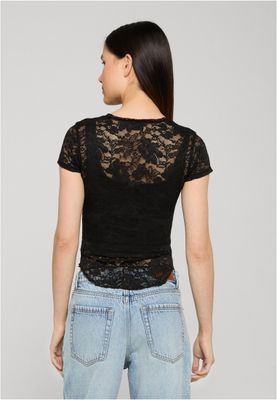 T-shirt dam i svart – UC