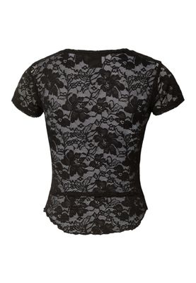 T-shirt dam i svart – UC