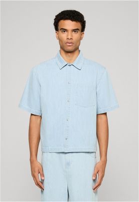 Overshirt herr i new light blue washed denim – UC