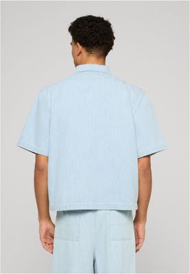 Overshirt herr i new light blue washed denim – UC