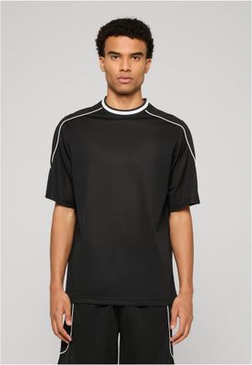 T-shirt herr i svart mesh – UC