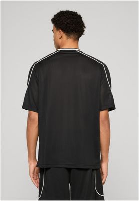T-shirt herr i svart mesh – UC