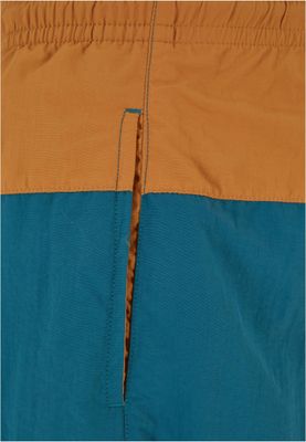 Badshorts herr i blågrön/toffee mesh – UC