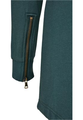 Huvtröja dam i bottlegreen zip – UC