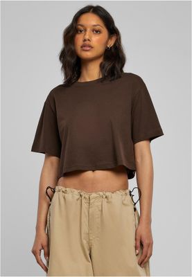 T-shirt dam i brun bomull – UC