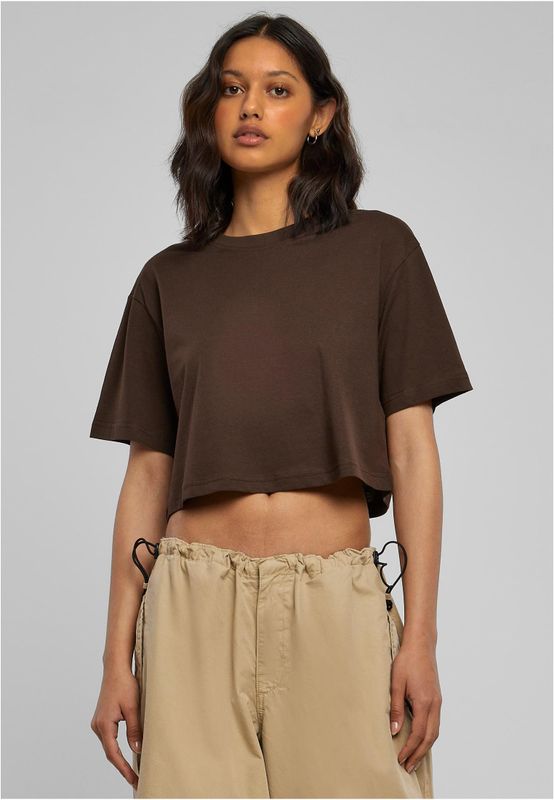 T-shirt dam i brun bomull – UC