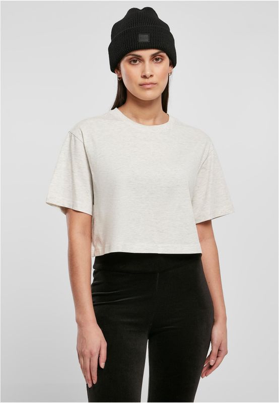 T-shirt dam i ljusgrå bomull – UC