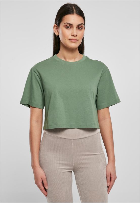 T-shirt dam i salvia bomull – UC