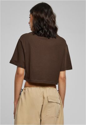 T-shirt dam i brun bomull – UC