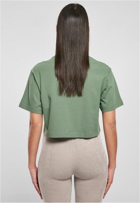 T-shirt dam i salvia bomull – UC