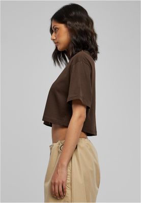 T-shirt dam i brun bomull – UC