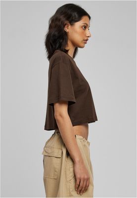 T-shirt dam i brun bomull – UC