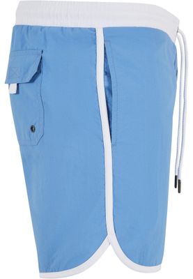 Badshorts herr i vit/horizonblue mesh – UC