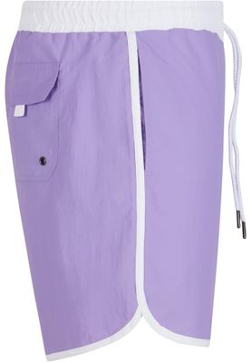 Badshorts herr i lavendel/vit mesh – UC