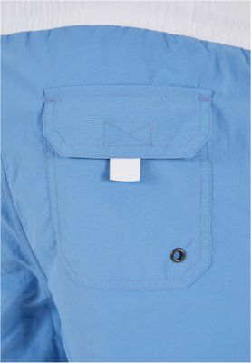 Badshorts herr i vit/horizonblue mesh – UC